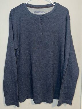 Workwear Vintage Weatherproof Navy Long Sleeve Shirt